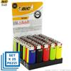 BIC MINI J25 ACCENDINI PICCOLI MONOCROMOTICI | SET SFUSO DA 25 PEZZI COLORI ASSORTITI