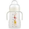 MAM Trainer+ - Borraccia con manico luminoso per il passaggio alla tazza, 220 ml, con tettarella antigoccia e beccuccio, dai 4 mesi in su, koala