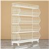 Generic Cesto Di Verdure Da Frutta, Carrello Impilabile Del Cesto Del Filo Metallico Scaffali Promozionali Per Supermercati Multistrato Espositore Rack Per Farmacia Per La Cucina ufficio Do(Size:60x45x140 cm)