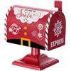 Holyart Buca delle Lettere Metallo Rosso Babbo Natale 25x25x15 cm
