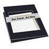 TUKA-i-AKUT 5X Passe-partout da A4 (per Foto da 20x30 cm), Senza Acidi e Resistente All'invecchiamento, Passepartout per Inquadrare Foto, Poster, Stampe d'Arte, ECC. Nero, TKD9100-A4-5x