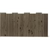 Raw Wood - Testiera letto King Size in legno massello 180x80 cm Stile Nordico Fatto a mano in Spagna - Haku Raw Gray