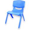Generico Sedia Bambini 1 Anno 2 Anni Sediolina in Plastica 48x33x36 cm AZZURRA Bambini Scuola Asilo Cameretta Giardino, Portata Fino a 60 kg.