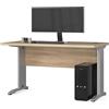BDW Bm-135 Scrivania Moderna - Scrivania per Computer - Tavolo da Gioco - Scrivania da Gioco - Scrivania Piccola - Scrivania da Ufficio - Scrivania da Gioco 130x60x76cm - Rovere Sonoma