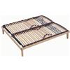 EVERGREENWEB MATERASSI & BEDS Evergreenweb - Rete Matrimoniale 170x190 a Doghe in Legno di Faggio Ortopedica con Ammortizzatori, Basculanti e Regolatori di Rigidità Ergonomica, Rete Letto in Varie Misure per Tutti Materassi