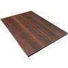 AKKE Piano da tavolo per mobili, rettangolare, da ufficio, per scrivania, tavolo da pranzo, soggiorno, in legno di noce scuro, 120 x 60 cm