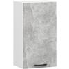 AKORD | Pensile da Cucina a Parete - Oliwia 40 cm H720 | 1 Anta Armadio da Cucina | Componibile Mobili da Cucine Armadi | Pannello laminato | 40 x 30 x 72 cm | Bianco & Cemento