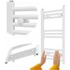 Granitan Termoarredo Bagno 40x70 cm - 232W - Termo Arredo da Bagno - Termoarredo Idraulico - Termosifone da Parete - Bianco