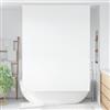 Generico Tenda a Rullo Doccia Cassonetto 160x240 cm Larghezza Tessuto,Bianco,2.15kg,4015062