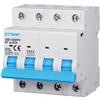 ETTROIT Interruttore Magnetotermico Fotovoltaico 4P DC 1000V 63A 6kA Occupa 4 Moduli DIN Ettroit JX6463