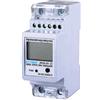 ETTROIT Contatore energia elettrica monofase 220V 5-80A Occupa 2 Moduli Guida DIN Ettroit JXDA-02
