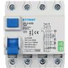 ETTROIT Magnetotermico Differenziale Puro 4P 16A 30mA CURVA B 6KA AC/DC 380V
