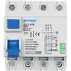 ETTROIT Magnetotermico Differenziale Puro 4P 40A 30mA CURVA B 6KA AC/DC 380V