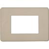 ETTROIT AN87309 Placca Slim Sottile 3P Serie Moon Colore Sabbia Compatibile Con Bticino Axolute Air