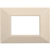 ETTROIT AN90309 Placca Piramide 3P Serie MOON Colore Sabbia Compatibile Con Bticino Axolute