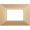 ETTROIT AN90311 Placca Piramide 3P Serie MOON Colore Oro Compatibile Con Bticino Axolute