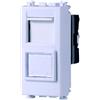 ETTROIT Connettore Rete Presa Dati RJ45 CAT5E Colore Bianco Compatibile Con Vimar Arke