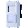 ETTROIT Connettore Rete Presa Dati RJ45 CAT6 Colore Bianco Compatibile Con Vimar Arke
