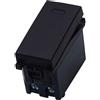 ETTROIT Deviatore 1P 16A Colore Nero Compatibile Con Vimar Arke