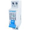 ETTROIT Interruttore Magnetotermico 1P+N 16A 1 MODULO DIN 220V 6KA 6000A JX151660
