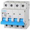 ETTROIT Interruttore magnetotermico 4P 16A C16 380V 6Ka 4 Moduli DIN JX141660