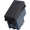ETTROIT Invertitore 1P 16A Unipolare Colore Nero Compatibile Con Vimar Arke