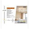 Universo Plafoniera LED da Soffitto 8 Attacchi GX53 Max 12W 220-240V Lampada Moderna Bianca GX53-SF01-B