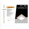 Universo PLAFONIERA LED LAMPADA DA PARETE 48W 220-240V 3840LM CRI(RA)>80 3000K/6500K C61-3C