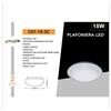 Universo PLAFONIERA LED LAMPADA DA PARETE UNIVERSO 18W - 220-240V - IP20 3000K/6500K C01-18-3C