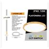 Universo PLAFONIERA LED LAMPADA DA SOFFITTO UNIVERSO 18W - IP40 - 120Â° - 220-240V - Mod. LV230-L3C