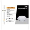 Universo PLAFONIERA LED LAMPADA DA SOFFITTO UNIVERSO 18W 3000K/6500K C02-18-3C