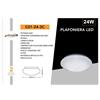 Universo PLAFONIERA LED LAMPADA DA SOFFITTO UNIVERSO 24W 3000K/6500K C01-24-3C