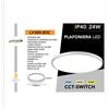 Universo PLAFONIERA LED LAMPADA DA SOFFITTO UNIVERSO 24W 220-240V 120° 2700K(4000K(6500K LV300-B3C