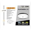 Universo PLAFONIERA LED LAMPADA DA SOFFITTO UNIVERSO 32W - IP44 - 120Â° - 200-240V - 2800K/4000K/ 6000K - Mod. BL400-N3C