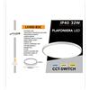 Universo PLAFONIERA LED LAMPADA DA SOFFITTO UNIVERSO 32W IP40 - 120Â° - 220-240V - Mod. LV400-B3C