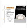 Universo PLAFONIERA LED LAMPADA DA SOFFITTO UNIVERSO 35W 220-240V 180Â° IP20 3000K/4000K/6500K PN-31-3C