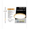 Universo PLAFONIERA LED LAMPADA DA SOFFITTO UNIVERSO 36W - IP40 - 120Â° - 220-240V - Mod. LV480-L3C