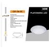 Universo PLAFONIERA LED LAMPADA DA SOFFITTO UNIVERSO 36W 3000K/6500k C01-36-3C