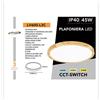 Universo PLAFONIERA LED LAMPADA DA SOFFITTO UNIVERSO 45W - IP40 - 120Â° - 220-240V - Mod. LV600-L3C