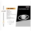 Universo PLAFONIERA LED LAMPADARIO DA SOFFITTO UNIVERSO 32W 3000K/6500K PN - 20B3C