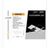 Universo PLAFONIERA LED LAMPADARIO DA SOFFITTO UNIVERSO 46W 220-240Â° 50/60Hz 3680LM 3000K/6500K BIANCO C60-3C