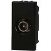 ETTROIT Presa Tv passante connettore maschio compatibile Bticino Axolute colore nero Ettroit AN2253