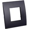 ETTROIT Placca Plastica Serie Venus 2P Colore Acciaio Scuro Compatibile Con Vimar Arke