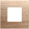 ETTROIT Placca Plastica Serie Venus 2P Colore Legno Chiaro Compatibile Con Vimar Arke