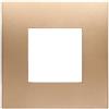 ETTROIT Placca Plastica Serie Venus 2P Colore Oro Compatibile Con Vimar Arke