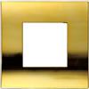 ETTROIT Placca Plastica Serie Venus 2P Colore Oro Lucido Compatibile Con Vimar Arke