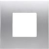 ETTROIT Placca Plastica Serie Venus 2P Colore Silver Compatibile Con Vimar Arke
