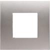 ETTROIT Placca Plastica Serie Venus 2P Colore Titanio Compatibile Con Vimar Arke