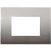ETTROIT Placca Plastica Serie Venus 3P Colore Bronzo Compatibile Con Vimar Arke