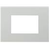 ETTROIT Placca Plastica Serie Venus 3P Colore Sabbia Compatibile Con Vimar Arke